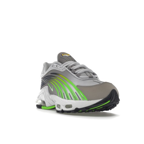 Кроссы Nike Air Max Plus II Grey Neon Green - мужская сетка размеров