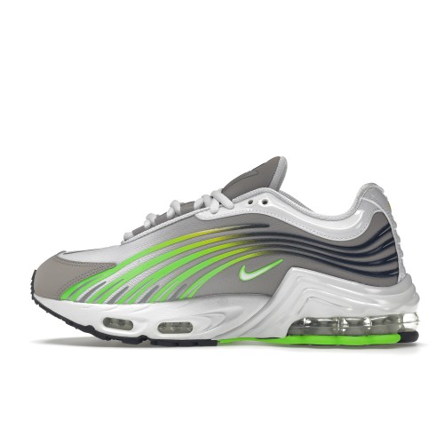 Кроссы Nike Air Max Plus II Grey Neon Green - мужская сетка размеров