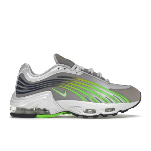 Кроссы Nike Air Max Plus II Grey Neon Green - мужская сетка размеров