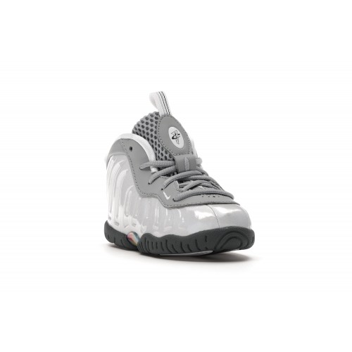 Кроссы Nike Air Foamposite One Light Smoke Grey (TD) - детская сетка размеров