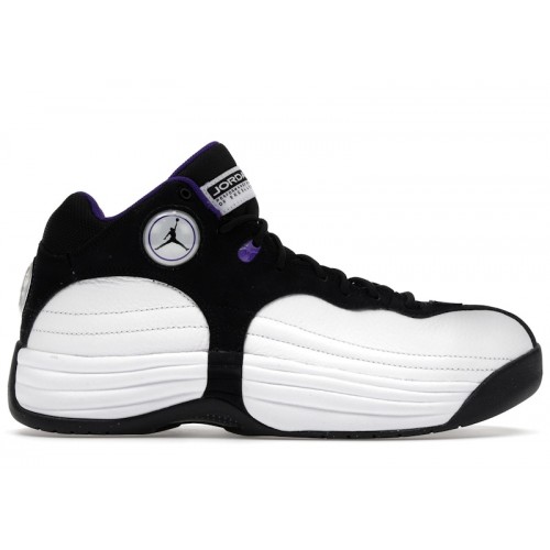Jordan Jumpman Team 1 White Black Field Purple - мужская сетка размеров