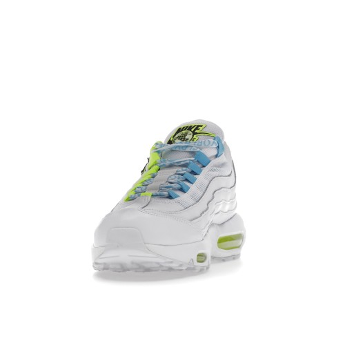 Кроссы Nike Air Max 95 Worldwide White (W) - женская сетка размеров