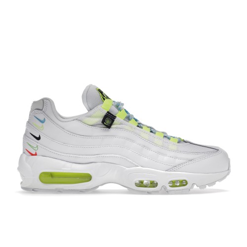 Кроссы Nike Air Max 95 Worldwide White (W) - женская сетка размеров