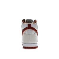 Кроссовки Nike SB Dunk High Sail Bright Crimson