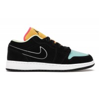 Подростковые кроссовки Jordan 1 Low Aurora Green (GS)