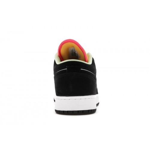 Кроссы Jordan 1 Low Aurora Green (GS) - подростковая сетка размеров