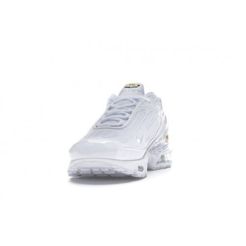Кроссы Nike Air Max Plus 3 Triple White - мужская сетка размеров