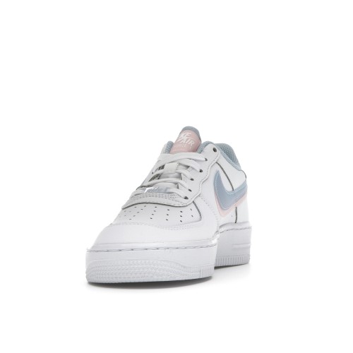 Кроссы Nike Air Force 1 Low LV8 Double Swoosh Light Armory Blue - мужская сетка размеров
