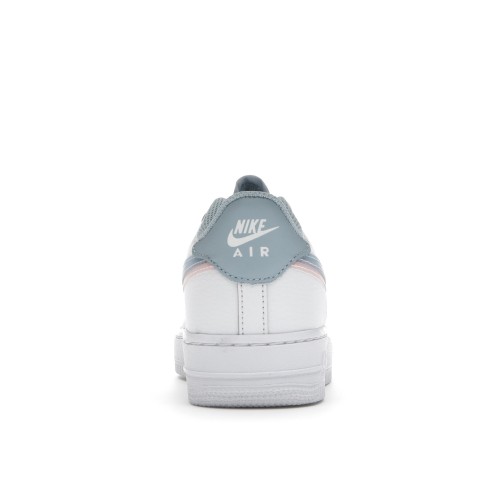 Кроссы Nike Air Force 1 Low LV8 Double Swoosh Light Armory Blue - мужская сетка размеров