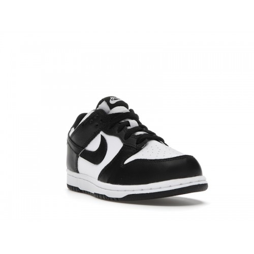 Кроссы Nike Dunk Low Retro White Black Panda (PS) - детская сетка размеров