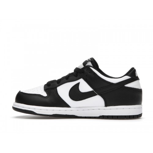 Кроссы Nike Dunk Low Retro White Black Panda (PS) - детская сетка размеров