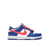 Детские кроссовки Nike Dunk Low Bright Crimson Game Royal (PS)