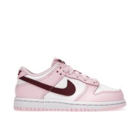Детские кроссовки Nike Dunk Low Pink Red White (PS)
