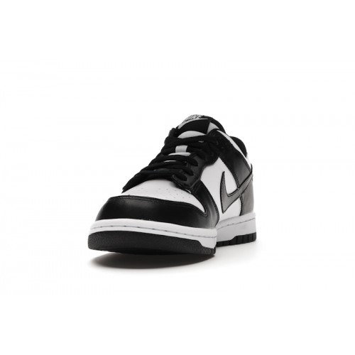 Кроссы Nike Dunk Low Retro White Black Panda (GS) - подростковая сетка размеров