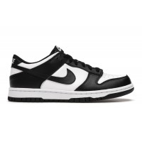 Подростковые кроссовки Nike Dunk Low Retro White Black Panda (GS)