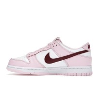 Подростковые Nike Dunk Low Pink Foam Red White (GS)