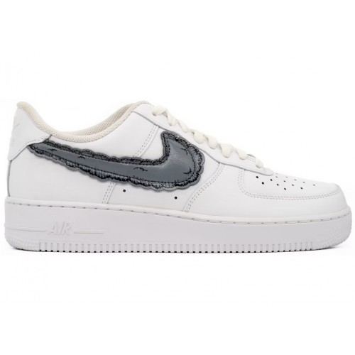 Кроссы Nike Air Force 1 Low 07 White (KAWS Sky High Farm Workwear Edition) - мужская сетка размеров