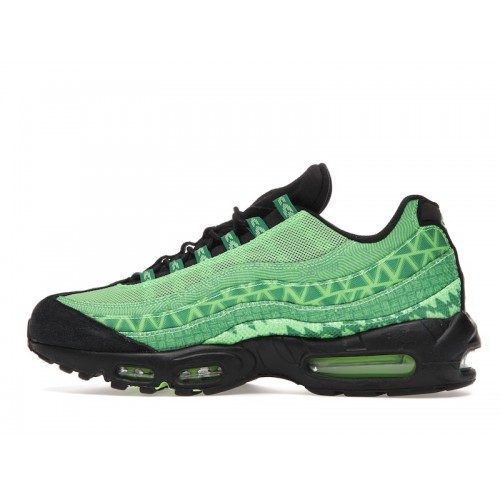 Кроссы Nike Air Max 95 Naija - мужская сетка размеров