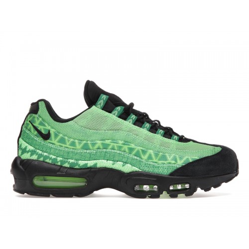 Кроссы Nike Air Max 95 Naija - мужская сетка размеров