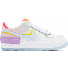 Женские кроссовки Nike Air Force 1 Low Shadow White Hydrogen Blue Purple (W)