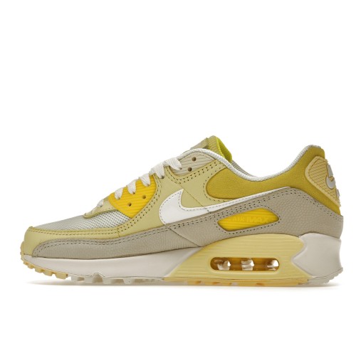 Кроссы Nike Air Max 90 Recraft Lemon (W) - женская сетка размеров