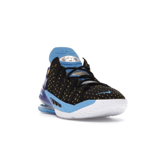 Кроссы Nike LeBron 18 Minneapolis Lakers (GS) - подростковая сетка размеров
