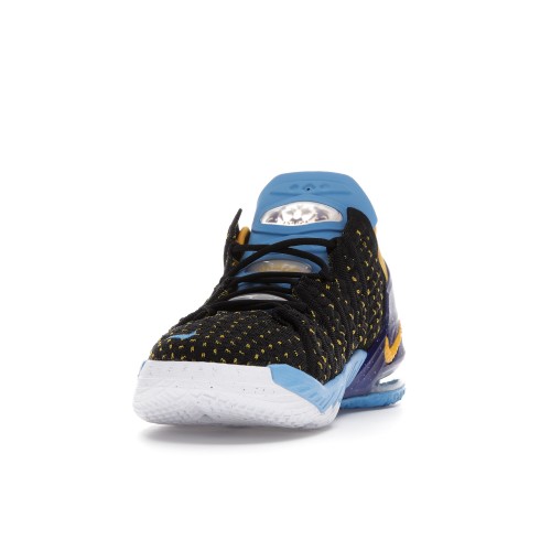 Кроссы Nike LeBron 18 Minneapolis Lakers (GS) - подростковая сетка размеров