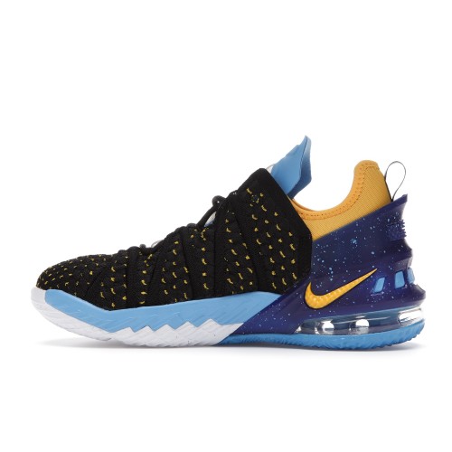 Кроссы Nike LeBron 18 Minneapolis Lakers (GS) - подростковая сетка размеров