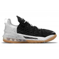 Подростковые кроссовки Nike LeBron 18 Black White Gum (GS)