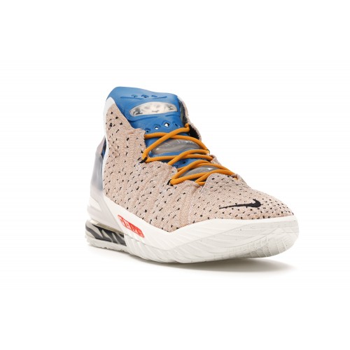 Кроссы Nike LeBron 18 Multi Animal Print - мужская сетка размеров