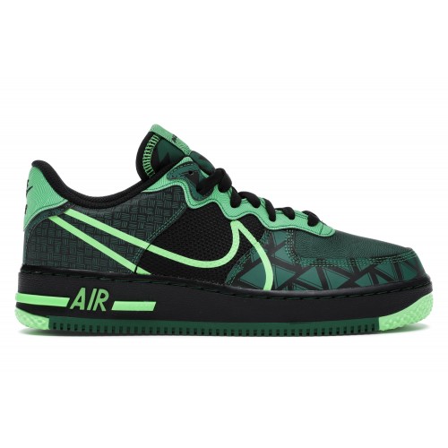 Кроссы Nike Air Force 1 React Naija - мужская сетка размеров