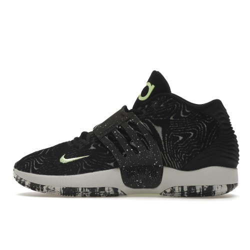 Кроссы Nike KD 14 Black Lime Glow - мужская сетка размеров