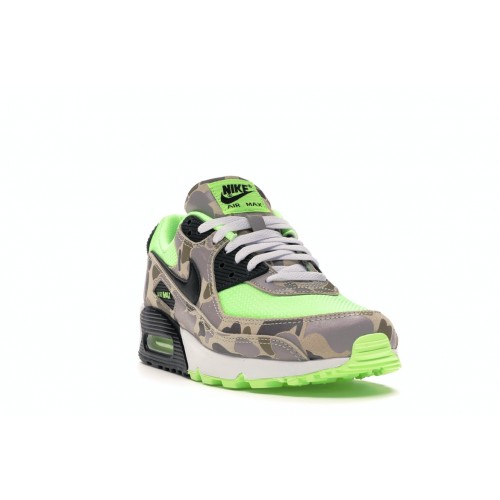 Кроссы Nike Air Max 90 Green Camo - мужская сетка размеров