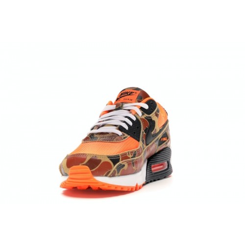 Кроссы Nike Air Max 90 Duck Camo Orange - мужская сетка размеров