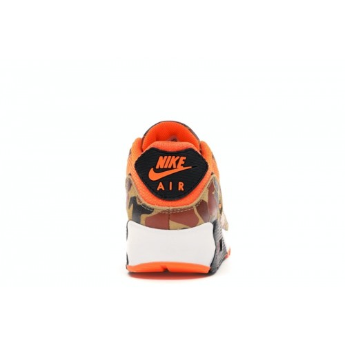 Кроссы Nike Air Max 90 Duck Camo Orange - мужская сетка размеров