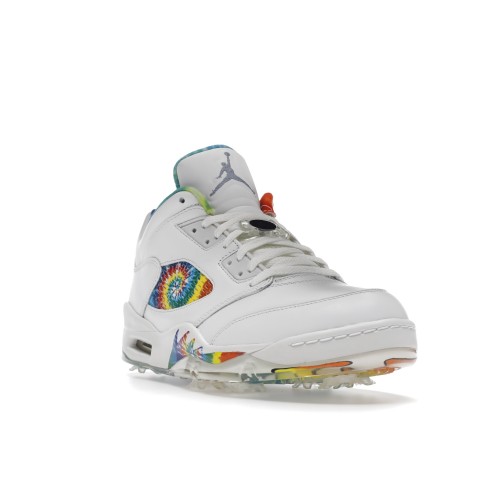 Кроссы Jordan 5 Retro Low Golf Tie Dye - мужская сетка размеров