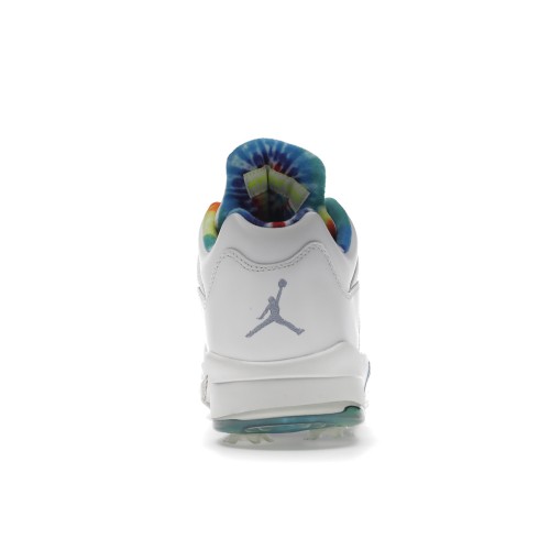 Кроссы Jordan 5 Retro Low Golf Tie Dye - мужская сетка размеров