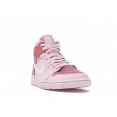Женские Jordan 1 Mid Digital Pink (W)