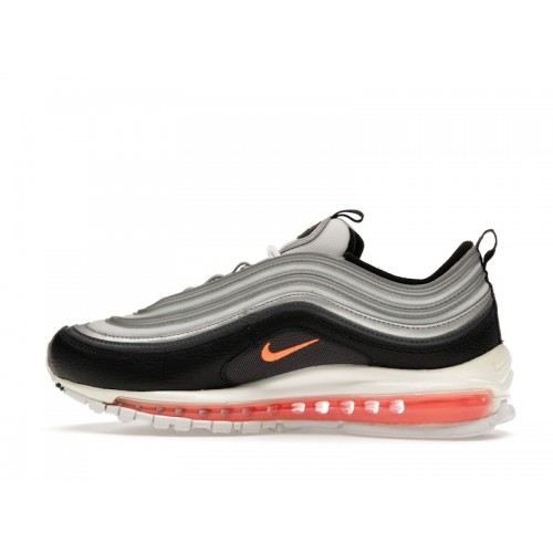 Кроссы Nike Air Max 97 Black Orange - мужская сетка размеров