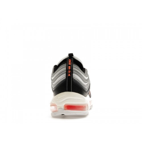 Кроссы Nike Air Max 97 Black Orange - мужская сетка размеров