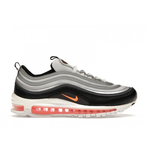 Кроссы Nike Air Max 97 Black Orange - мужская сетка размеров