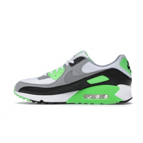 Кроссы Nike Air Max 90 Recraft Lime - мужская сетка размеров