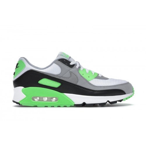 Кроссы Nike Air Max 90 Recraft Lime - мужская сетка размеров