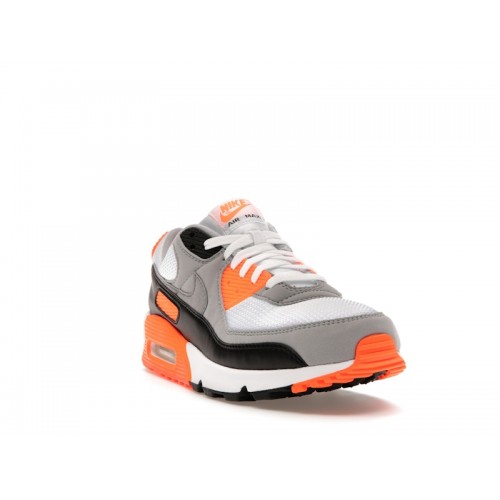 Кроссы Nike Air Max 90 Recraft Total Orange - мужская сетка размеров