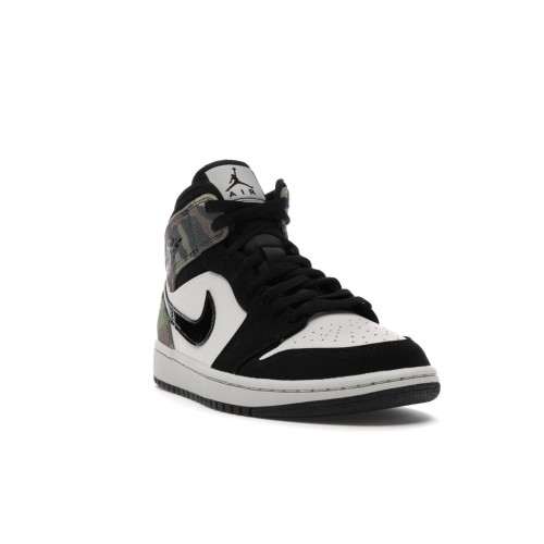 Кроссы Jordan 1 Mid Camo (2020) - мужская сетка размеров