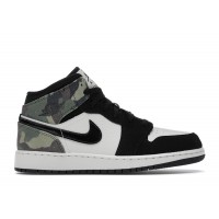 Подростковые Jordan 1 Mid Camo (GS)