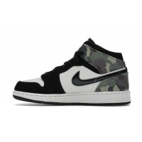 Подростковые Jordan 1 Mid Camo (GS)