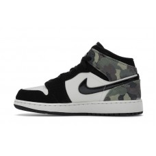 Подростковые Jordan 1 Mid Camo (GS)