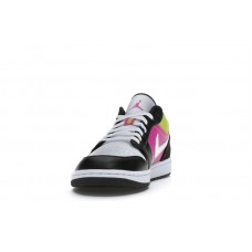 Jordan 1 Low Black Active Fuchsia Cyber