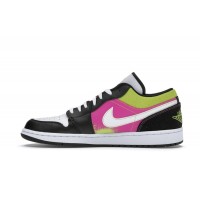 Jordan 1 Low Black Active Fuchsia Cyber